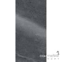 Керамогранит универсальный 30x60 Coem Brit Stone Lucidato Rett Graphite (темно-серый, полуполированный)