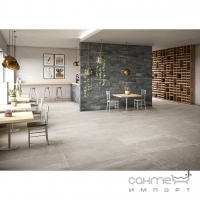 Керамограніт для підлоги 30x60 Coem Brit Stone Strutturato Dark (сірий, структурований)