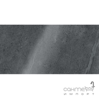 Керамогранит универсальный 45x90 Coem Brit Stone Rett Graphite (темно-серый, полуполированный)