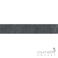 Керамогранит универсальный 20x120 Coem Brit Stone Rett Graphite (темно-серый, матовый)