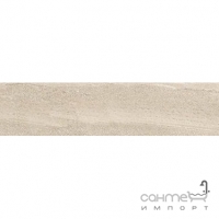 Керамограніт універсальний 7,3x30 Coem Brit Stone Rett Sand (бежевий, матовий)