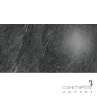 Керамогранит универсальный 30x60 Coem Cardoso Lucidato RETT Antracite (черный, полуполированный)