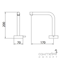 Смеситель для раковины Linki Round RND 005 в цвете