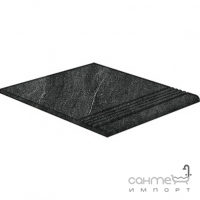 Ступень 30x30 Coem Cardoso Gradino Antracite (черная, структурированная)