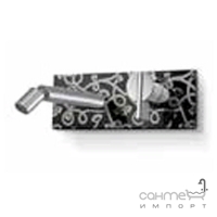 Змішувач для біде прихованого монтажу Linki Ceramic CER 022 нержавіюча сталь/кераміка з декором