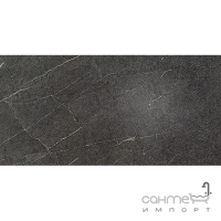 Керамогранит крупноформатный 60x120 Coem I Sassi Lucidato Rett Antracite (черный, полуполированный)