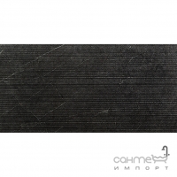 Настінний декор 30x60 Coem I Sassi Rett Linee Antracite (чорний)