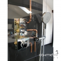 Ручной душ 3-х функциональный с дисплеем, показывающим температуру воды Steinberg 1001657 хром