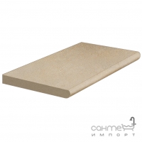 Элемент с округлой кромкой  30x60,4 Coem I Sassi GresX2 Rett Strutturato Elemento Bordo Tondo Beige (бежевый)