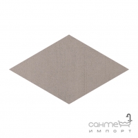 Керамогранит в форме ромба 24x14 Coem Kanvas Rombo Rett Cenere (серый)
