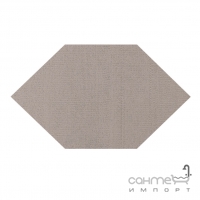 Керамогранит шестиугольный 19x32,5 Coem Kanvas Esagona Rett Cenere (серый)