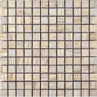 Мозаика 30x30 Coem Millerighe Sticks Mosaico Decorato Platinum White/Caramel (белая/бежевая)