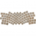 Мозаика для улицы 35x95 Coem Outstone Mosaico Arco Pave Camoscio (желто-бежевая)