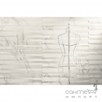 Настенный декор 45x90 Coem Marmi Bianchi Wave Rett Carrara (матовый)