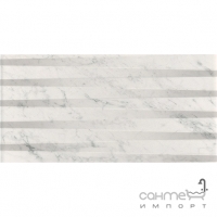 Настінний декор 45x90 Coem Marmi Bianchi Wave Rett Carrara (матовий)