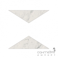 Завершающий элемент к мозаике Coem Marmi Bianchi Elementi di Chiusura Sopra/Sotto Carrara
