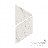 Завершающий элемент к мозаике Coem Marmi Bianchi Elementi di Chiusura SX Carrara