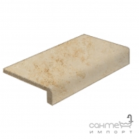 Монолитный уголок для улицы 15x30x4 Coem Pietra Jura Elemento Elle Monolitico Esterno R11 Beige (бежевый, структурированный)