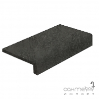 Монолитный уголок для улицы 15x30x4 Coem Pietra Jura Elemento Elle Monolitico Esterno R11 Antracite (черный, структурированный)