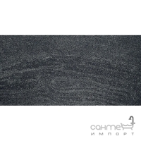 Керамограніт максі формат 75x149,7 Coem Pietra Sabbiosa Rettificato Naturale Grafite (чорний, матовий)