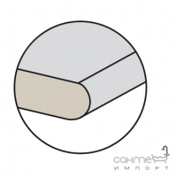 Керамограніт посилений із округлою кромкою 30x60,4 Coem Pietra Sabbiosa GresX2 Tondo Grigio (сірий, структурний)