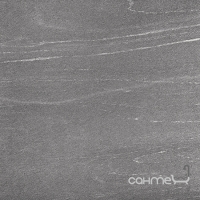 Керамогранит напольный 60x60 Coem Pietra Valmalenco Rett Strutturato Antracite (серый, структурированный)