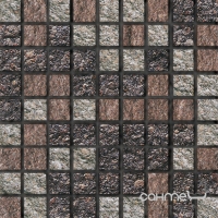 Мозаїка 30x30 Coem Porfido Mosaico MIX SCURO (мікс темних кольорів)