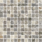 Мозаика для улицы 30,5x30,5 Coem Quartz Mosaico Strutturato Burattato Silver (серая)