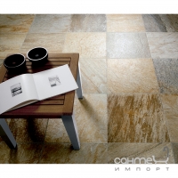 Мозаика для улицы 30,5x30,5 Coem Quartz Mosaico Strutturato Burattato Gold (бежевая)