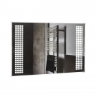 Прямоугольное зеркало с LED подсветкой для ванной комнаты Liberta Ario 1200х800