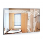 Прямоугольное зеркало с LED подсветкой для ванной комнаты Liberta Roseto 800х800