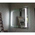 Прямоугольное зеркало с LED подсветкой Liberta Gati 800x700 + сенсорный включатель