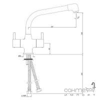 Смеситель для кухни Jaquar Florentine FLR-CHR-5319NB хром