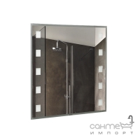 Прямоугольное зеркало с LED подсветкой для ванной комнаты Liberta Desio 600х800