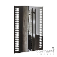Прямоугольное зеркало с LED подсветкой для ванной комнаты Liberta Ario 600х800