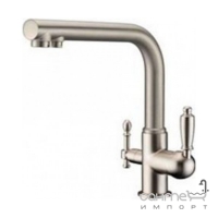 Змішувач для кухні з виливом для фільтрованої води з керамічною ручкою Zorg ZR 313-YF