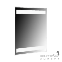 Прямоугольное зеркало с LED подсветкой для ванной комнаты Liberta Addo 600х800