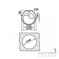 Мойка Teka CENTROVAL 45 нержавеющая сталь 10111022