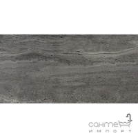 Плитка керамогранитная для улицы 45x90 Coem Reverso2 Rett Esterno Black (темно-серая, структурная)