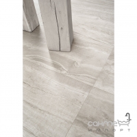 Плитка керамогранітна 45x45 Coem Reverso2 Rett Naturale Silver (світло-сіра, матова)