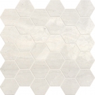 Мозаика 30x30 Coem Reverso2 Rett Mosaico Esagono Naturale White (белая, матовая)