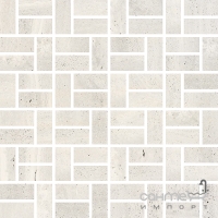 Мозаика 30x30 Coem Reverso2 Rett Mosaico Bricks Patinato White (белая, патинированная)