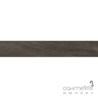 Керамический гранит 20x120 Coem Sequoie Rett Naturale Black Boole (коричневый, матовый)