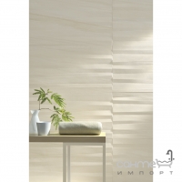 Настенный керамический гранит 45x90 Coem Sequoie Wave Rett Naturale Black Boole (коричневый)