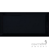 Плитка настінна 10x20 Almera Ceramica Metro Bisel Black (матова)