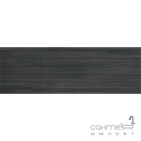 Настінна плитка 20x60 Cersanit Odri Black (глянцева)