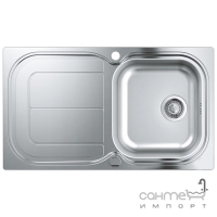Кухонна мийка Grohe K300 45-S 86/50 1.0 rev нержавіюча сталь