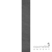 Керамогранит 20x120 Coem Silver Stone Naturale Rett Liscio Graphite (темно-серый, матовый)