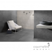 Керамогранит 45x90 Coem Silver Stone Naturale Rett Liscio Graphite (темно-серый, матовый)