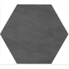 Керамогранит шестиугольник 19x22 Coem Silver Stone Strutturato Rett MIX Graphite (темно-серый, структурированный)